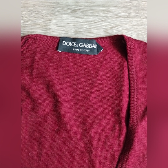 Dolce and Gabanna Sleevless Virgin Wool Top - Picture 8 of 13